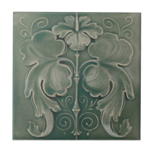 AN093 Art Nouveau Reproduction Antiek Tile Tegeltje