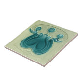 AN101 Art Nouveau Reproduction Antiek Tile Tegeltje (Zijkant)