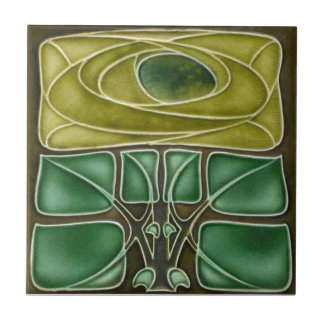 AN103 Art Nouveau Reproduction Antiek Tile Tegeltje