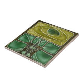AN103 Art Nouveau Reproduction Antiek Tile Tegeltje (Zijkant)