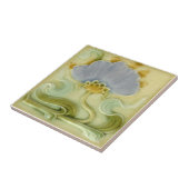AN106 Art Nouveau Reproduction Antiek Tile Tegeltje (Zijkant)