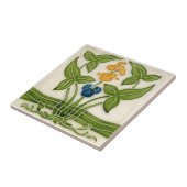 AN107 Art Nouveau Reproduction Antiek Tile Tegeltje (Zijkant)
