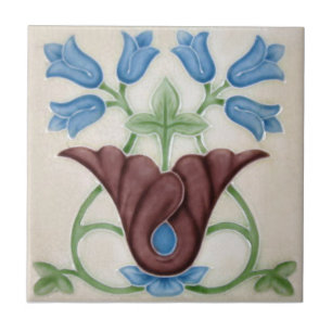 AN108 Art Nouveau Reproduction Antiek Tile Tegeltje