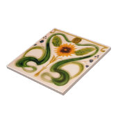 AN113 Art Nouveau Reproduction Antiek Tile Tegeltje (Zijkant)