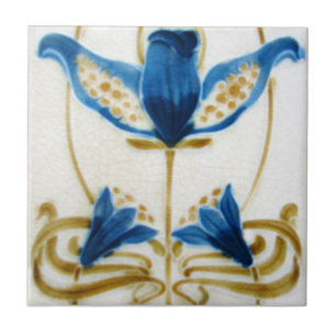 AN114 Art Nouveau Reproduction Antiek Tile Tegeltje