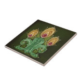 AN115 Art Nouveau Reproduction Antiek Tile Tegeltje (Zijkant)