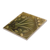 AN120 Art Nouveau Reproduction Antiek Tile Tegeltje (Zijkant)
