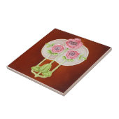 AN121 Art Nouveau Reproduction Antiek Tile Tegeltje (Zijkant)