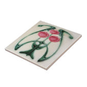 AN122 Art Nouveau Reproduction Antiek Tile Tegeltje (Zijkant)