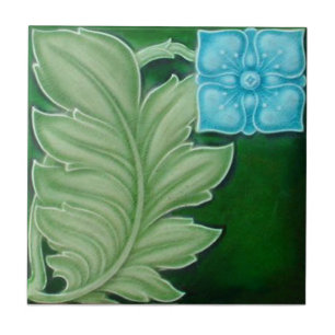 AN128 Art Nouveau Reproduction Antiek Tile Tegeltje