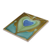 AN134 Art Nouveau Reproduction Antiek Tile Tegeltje (Zijkant)