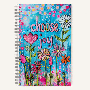 *~* AN1 Bloemrijke Fantasie Whimsical Gelukkig Ki Notitieboek