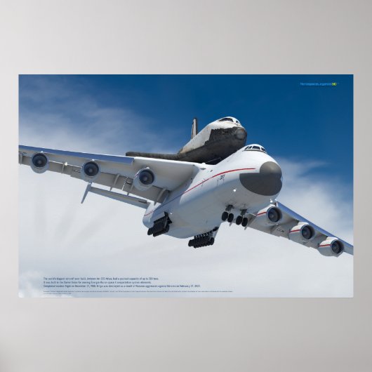 An-225 Mrija & Boeran: Ruimtelegendes Poster (Voorkant)