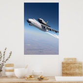 An-225 Mriya & Buran in de lucht Poster (Keuken)