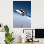 An-225 Mriya & Buran in de lucht Poster (Thuiskantoor)
