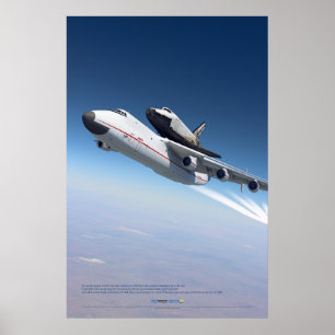 An-225 Mriya & Buran in de lucht Poster