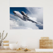 An-225 Mriya & Buran: Ruimtelegendes Poster (Keuken)