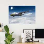 An-225 Mriya: Grootste vliegtuig ter wereld 3D pos Poster (Thuiskantoor)
