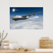 An-225 Mriya: Grootste vliegtuig ter wereld 3D pos Poster (Keuken)