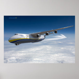 An-225 Mriya: Grootste vliegtuig ter wereld 3D Poster