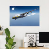 An-225 Mriya: Legende van de Hemel 3D Poster (Thuiskantoor)