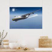 An-225 Mriya: Legende van de Hemel 3D Poster (Keuken)