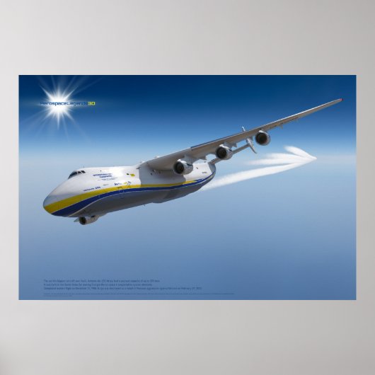 An-225 Mriya: Legende van de Hemel 3D Poster (Voorkant)