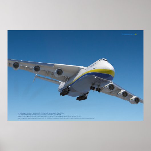 An-225 Mriya: Legende van de Hemel 3D Poster (Voorkant)
