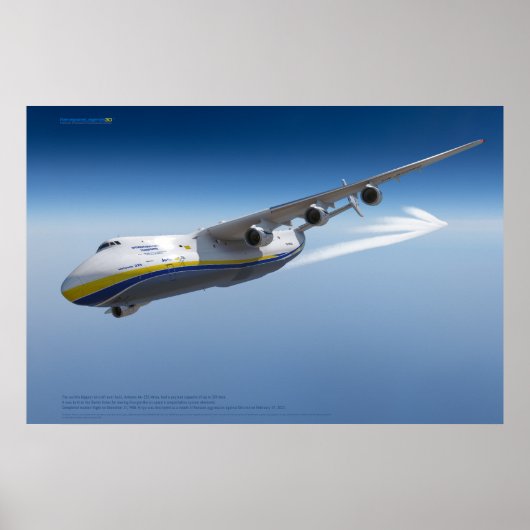 An-225 Mriya: Legende van de Hemel Poster (Voorkant)