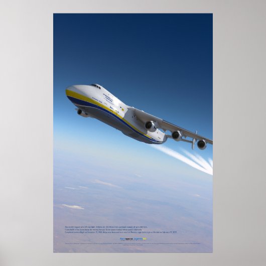An-225 Mriya: Legende van de luchten 3D Poster (Voorkant)