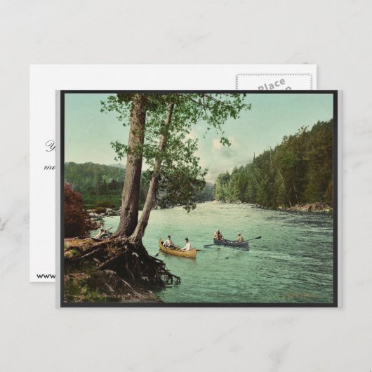 An Adirondack mountainstream klassiek Photochrom Briefkaart (Voorkant / Achterkant)