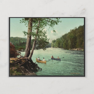 An Adirondack mountainstream klassiek Photochrom Briefkaart