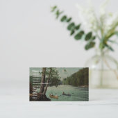 An Adirondack mountainstream klassiek Photochrom Visitekaartje (Staand voorkant)