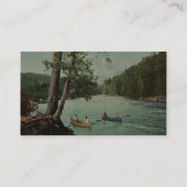 An Adirondack mountainstream klassiek Photochrom Visitekaartje (Achterkant)
