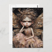 An adorable annoyed Fairy Briefkaart (Voorkant / Achterkant)