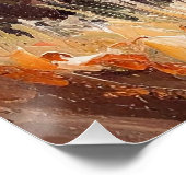 An African Landscape in Golden Light Perfect Poster (Hoek)