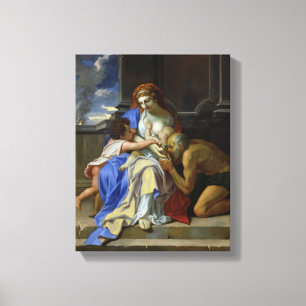 An Allegory of Charity, c.1642-48 Canvas Afdruk