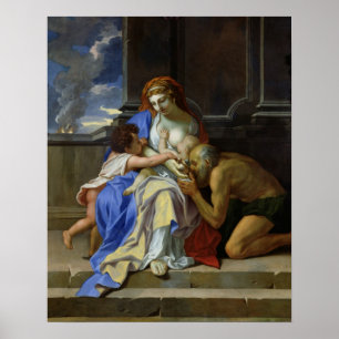 An Allegory of Charity, c.1642-48 Poster