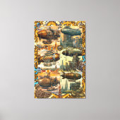 An Almanach of Airships Canvas Afdruk (Voorkant)