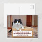 An alternate dimension briefkaart (Voorkant / Achterkant)