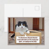 An alternate dimension feestdagenkaart (Voorkant / Achterkant)