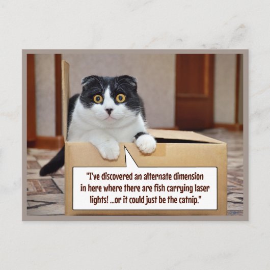 An alternate dimension feestdagenkaart (Voorkant)