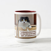 An alternate dimension tweekleurige koffiemok (Voorkant rechts)