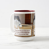 An alternate dimension tweekleurige koffiemok (Voorkant links)