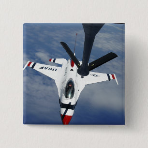 An Altus KC-135 Stratotanker Vierkante Button 5,1 Cm