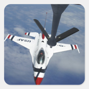 An Altus KC-135 Stratotanker Vierkante Sticker