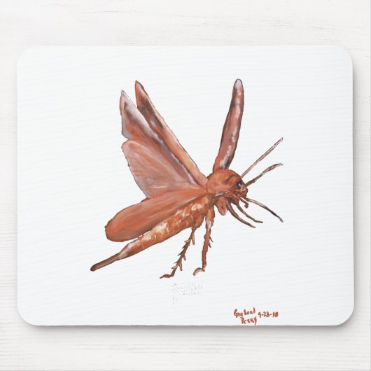 "An American Cockroach" Mousepad Muismat (Voorkant)