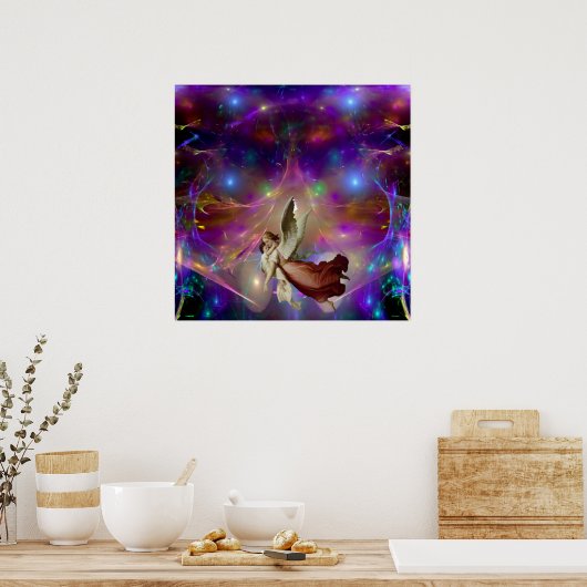 An Angel Await Poster (Keuken)