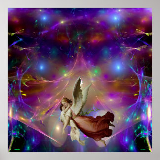 An Angel Await Poster