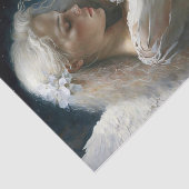 An Angel houdt haar vast Tissuepapier (Detail)